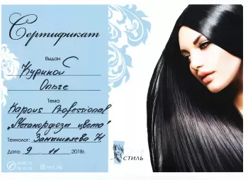 Сертификат отделения К. Симонова, 22